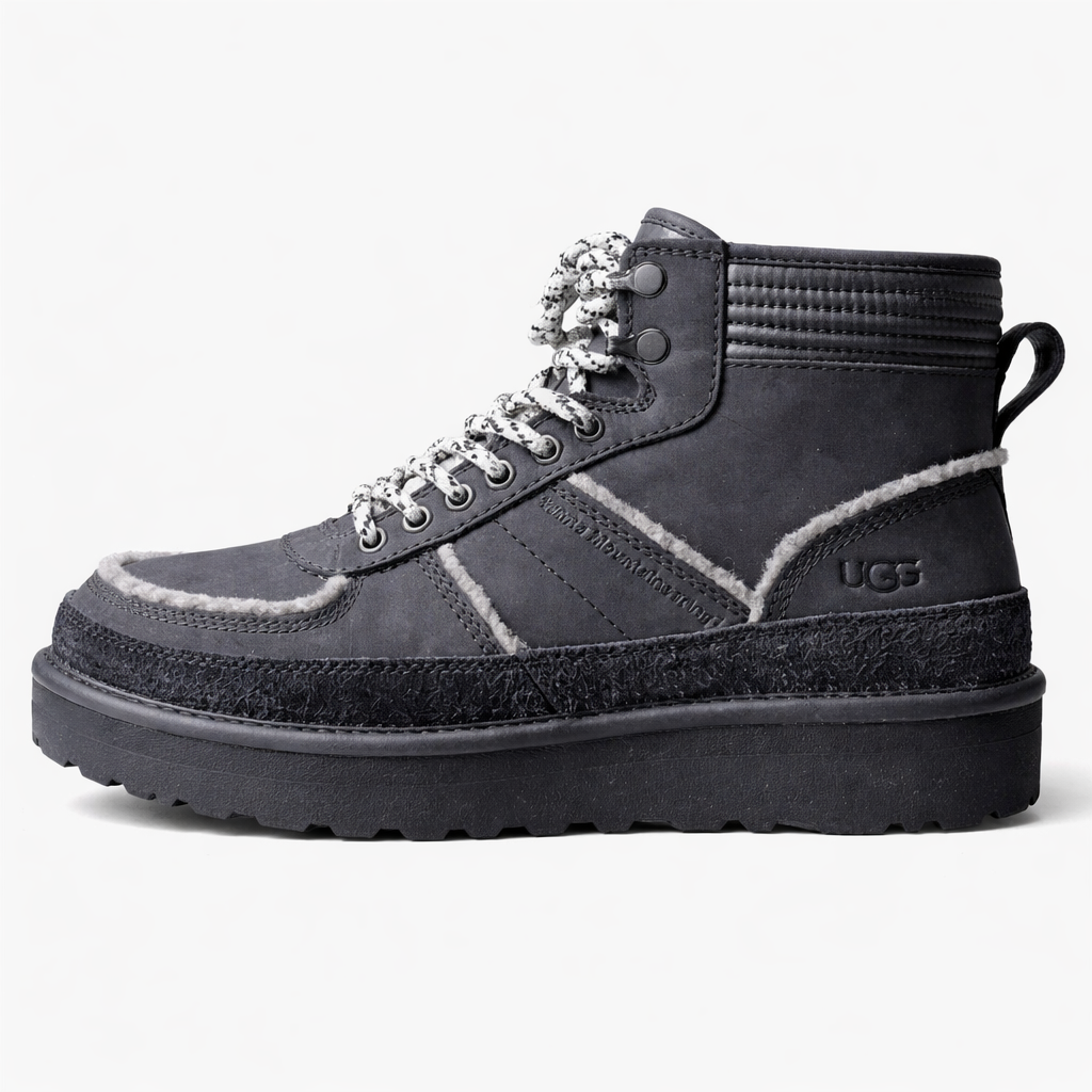 UGG Highland Sport Waterproof Boots Black Men’s Size 10.5 Winter Snow Outdoor | My Wrinkles Gone