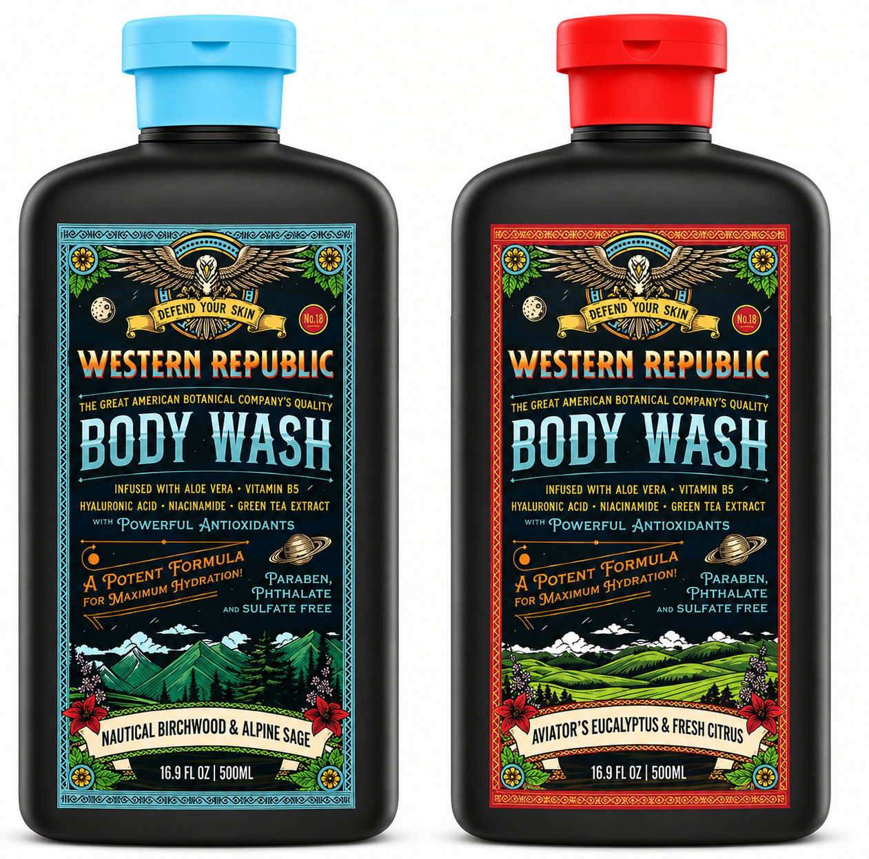 Western Republic Men’s Body Wash Duo 2-Pack