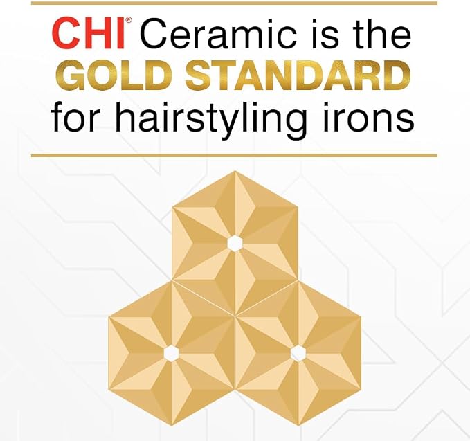 CHI CHI Tourmaline Ceramic Flat Iron Hair Straightener 1 Inch Pure Pink product image 8