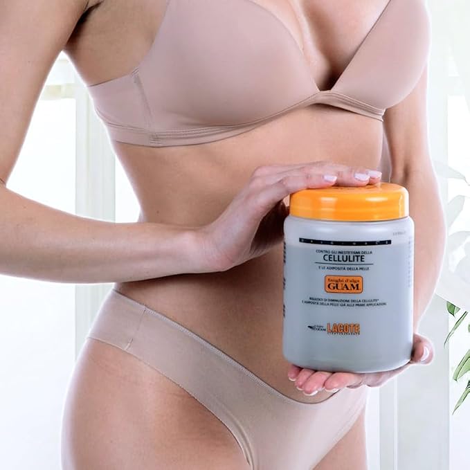 GUAM Original Hot Seaweed Mud Body Wrap - 1000 g, lifestyle product presentation