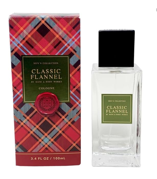 Bath & Body Works CLASSIC FLANNEL Men’s Cologne 3.4 fl oz bottle