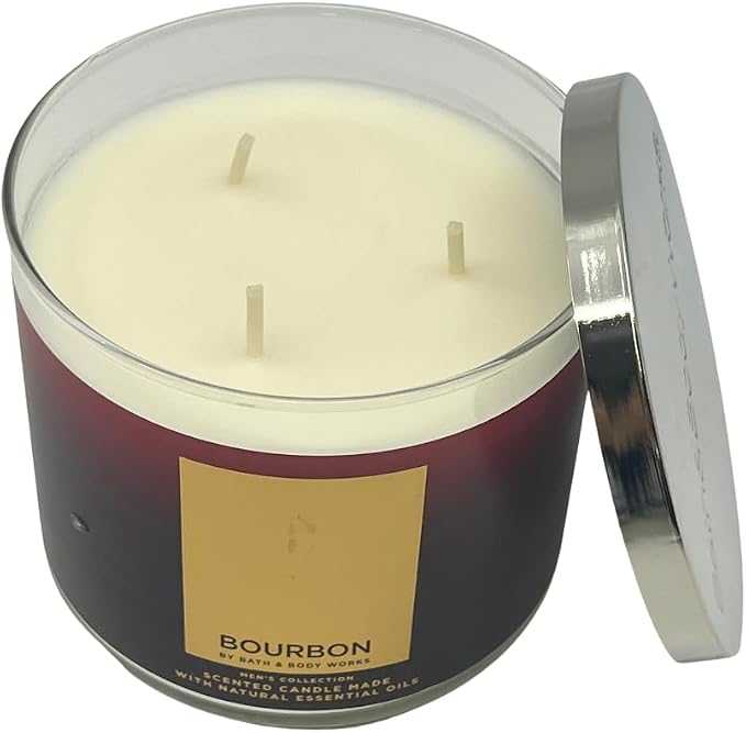 BOURBON Bath & Body Works 3 Wick Candle alternate view 3