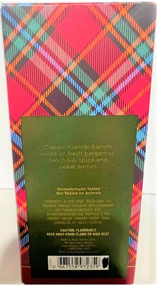 Bath & Body Works CLASSIC FLANNEL Men’s Cologne 3.4 fl oz bottle