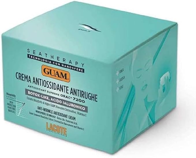 GUAM Seatherapy Antioxidant Face Moisturizer with Seaweed & Hyaluronic Acid - 50 ml, main product image