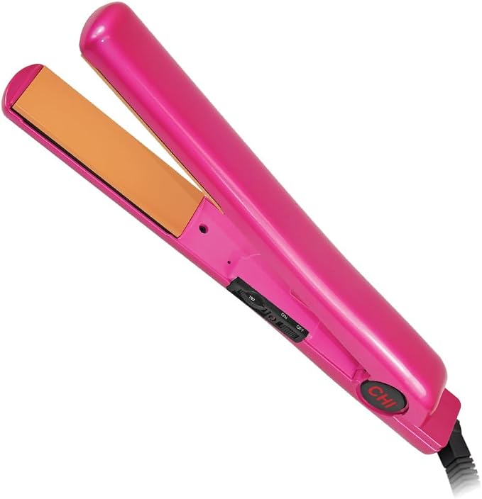 CHI CHI Tourmaline Ceramic Flat Iron Hair Straightener 1 Inch Pure Pink product image 1