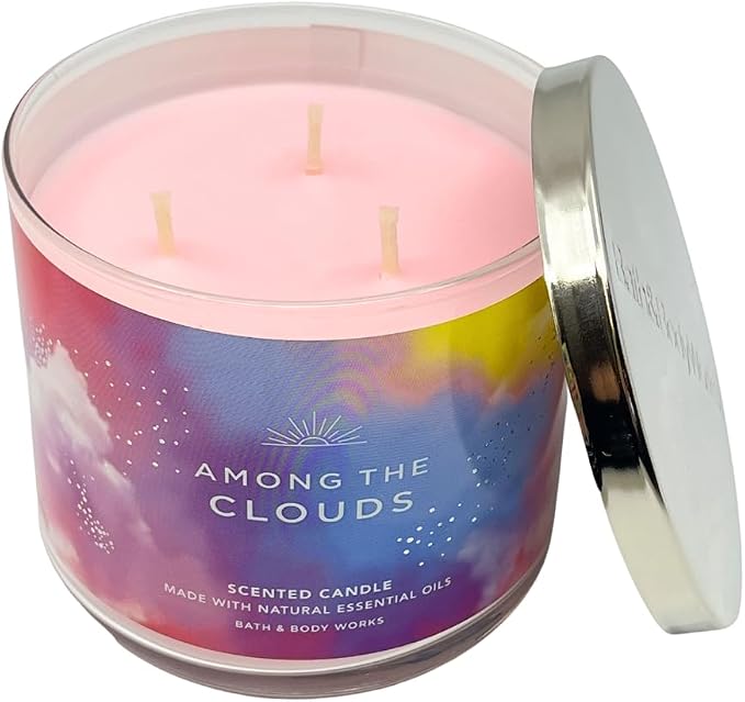 AMONG THE CLOUDS Bath & Body Works 3 Wick Candle alternate view 3
