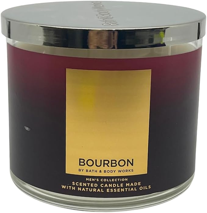 BOURBON Bath & Body Works 3 Wick Candle
