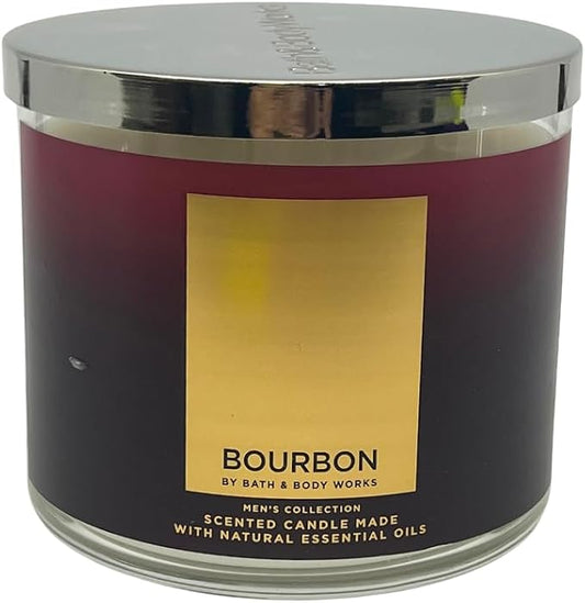 BOURBON Bath & Body Works 3 Wick Candle