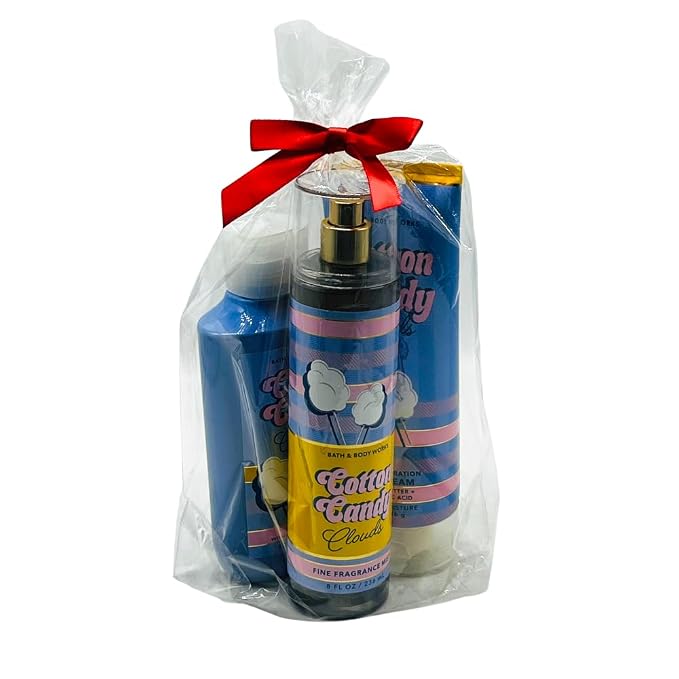 COTTON CANDY CLOUDS Bath & Body Works 3 Step Body Care Set product image 2