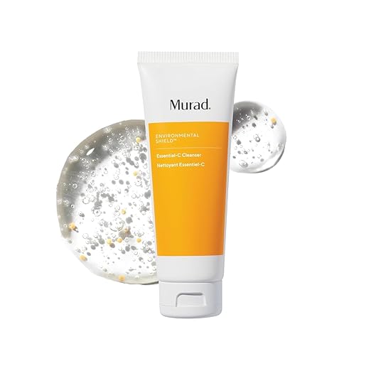 Murad Essential-C Facial Cleanser - front product bottle or box - Murad vitamin C foaming facial cleanser