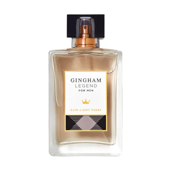 Bath & Body Works GINGHAM LEGEND Men’s Cologne 3.4 fl oz bottle