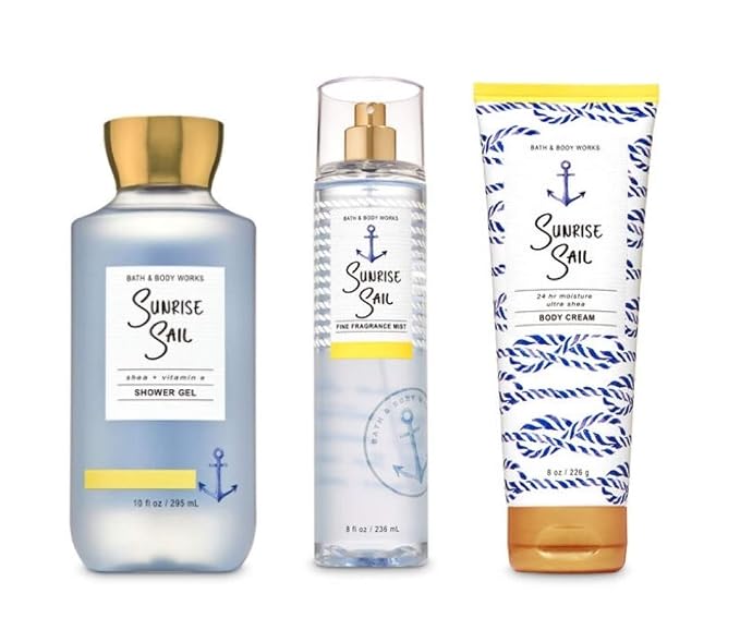 Bath & Body Works SUNRISE SAIL Body Care Set