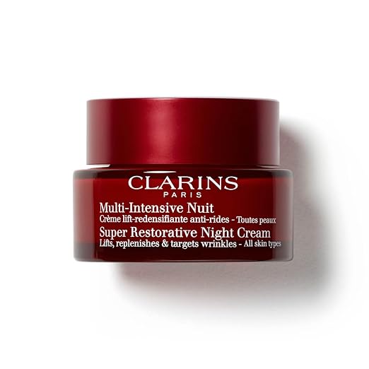 CLARINS Super Restorative Night Cream main product image for luxury anti-aging skincare and hydration