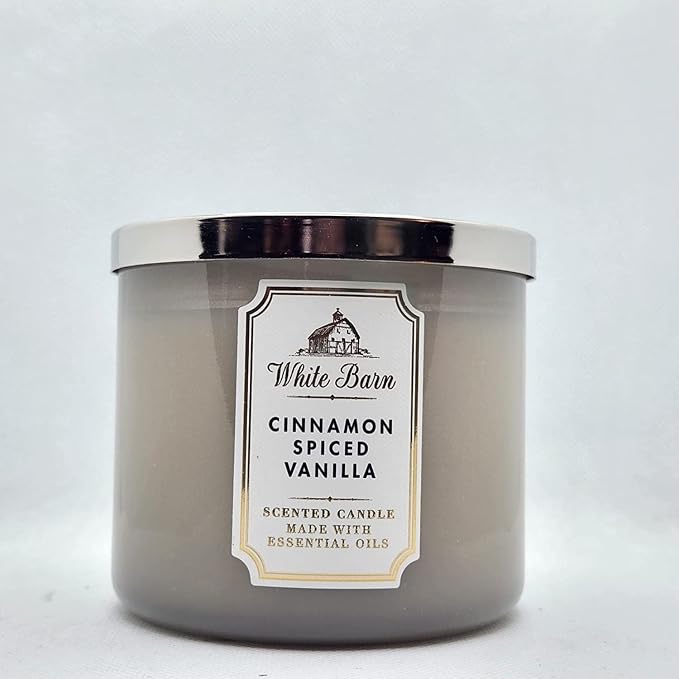 CINNAMON SPICED VANILLA Bath & Body Works 3 Wick Candle