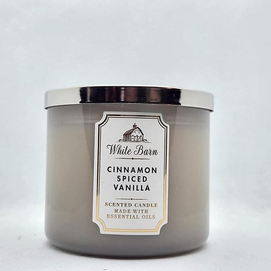 CINNAMON SPICED VANILLA Bath & Body Works 3 Wick Candle