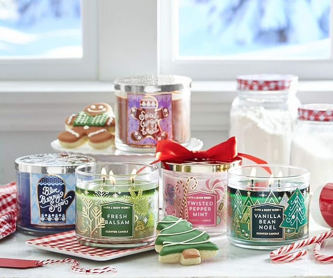 CRANBERRY WOODS Bath & Body Works 3 Wick Candle alternate view 8