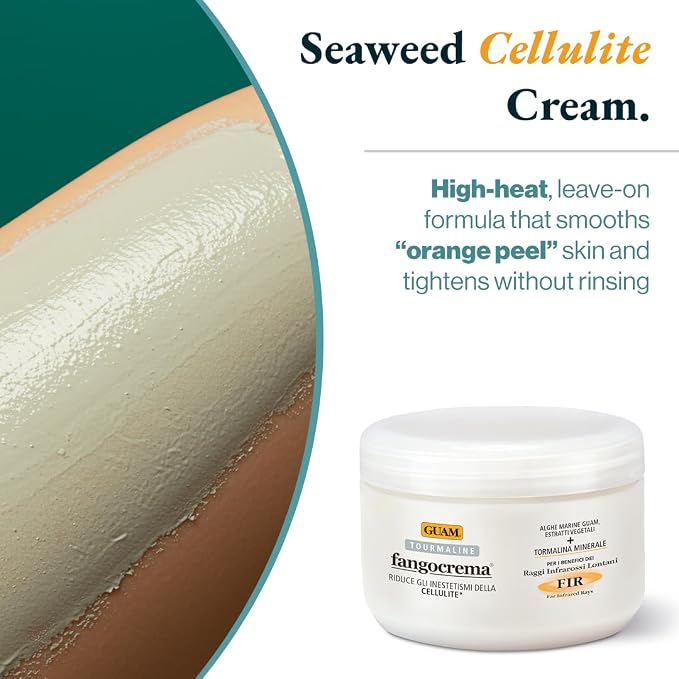 GUAM Fangocrema FIR Firming Hot Gel with Seaweed & Caffeine - 10.5 oz, product packaging and container