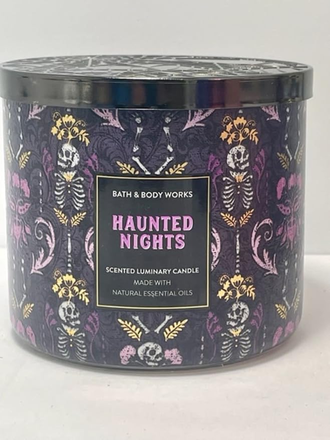 HAUNTED NIGHTS Bath & Body Works 3 Wick Candle