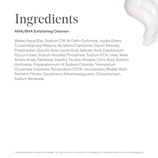 Murad AHA/BHA Exfoliating Cleanser - size and packaging view - Murad AHA BHA exfoliating cleanser