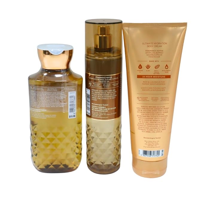 GOLDEN BERRY MISTLETOE Bath & Body Works 3 Steps alternate view 4