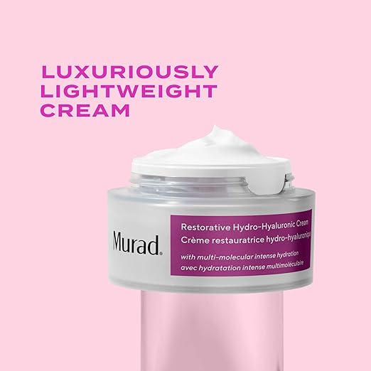 Murad Hydro-Hyaluronic Face Cream - texture and formula detail - Murad hydro hyaluronic face cream