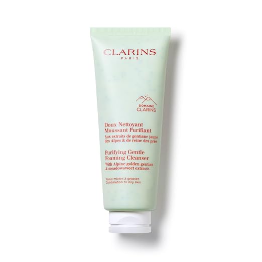 CLARINS Purifying Gentle Foaming Cleanser main product image for a luxury facial cleansing routine