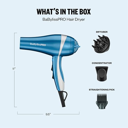 BaBylissPRO BaBylissPRO Nano Titanium 2000 Watt Hair Dryer product image 7