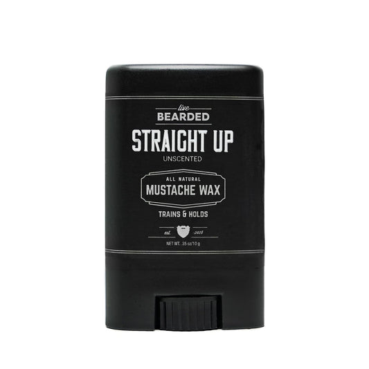LIVE BEARDED Mustache Wax Stick Straight Up 0.35 oz product image 1