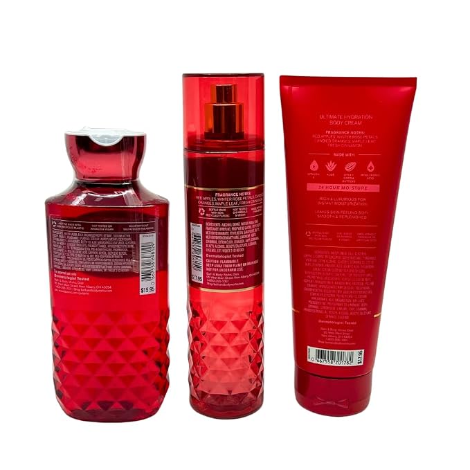 Bath & Body Works WINTER CANDY APPLE Body Care Set - alternate view 4