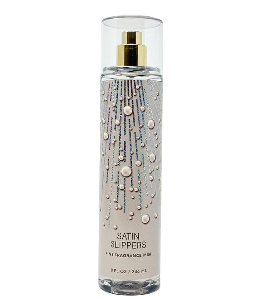 SATIN SLIPPERS Bath & Body Works Fine Fragrance Mist 8 oz