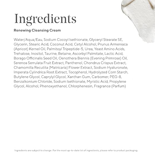 Murad Renewing Cleansing Cream - box and bottle close-up - Murad renewing cream face cleanser