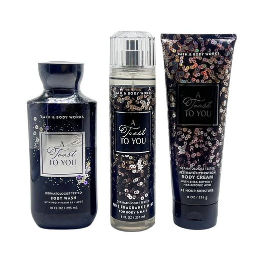 Bath & Body Works A TOAST TO YOU Body Care Set