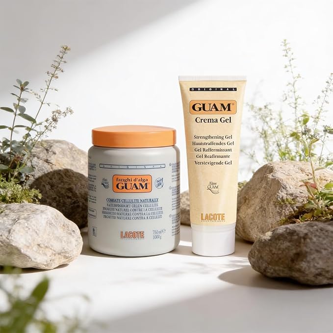 GUAM FIR 2-Piece Seaweed Body Wrap & Firming Gel Set, how-to-use and application details