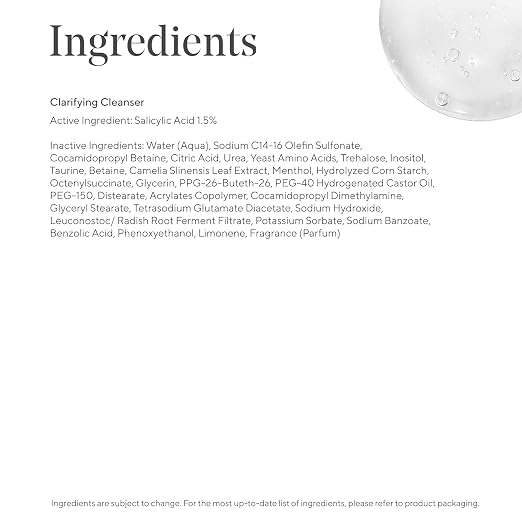 Murad Acne Control Clarifying Cleanser - lifestyle product angle - Murad salicylic acid acne cleanser