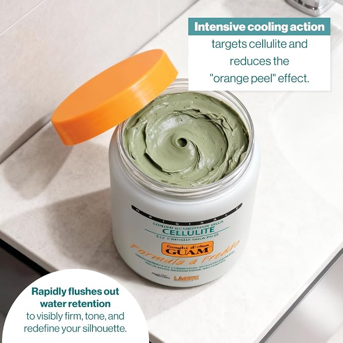 GUAM Cold-Formula Seaweed Mud Body Wrap for Legs - 1.1 lb, formula texture and product details