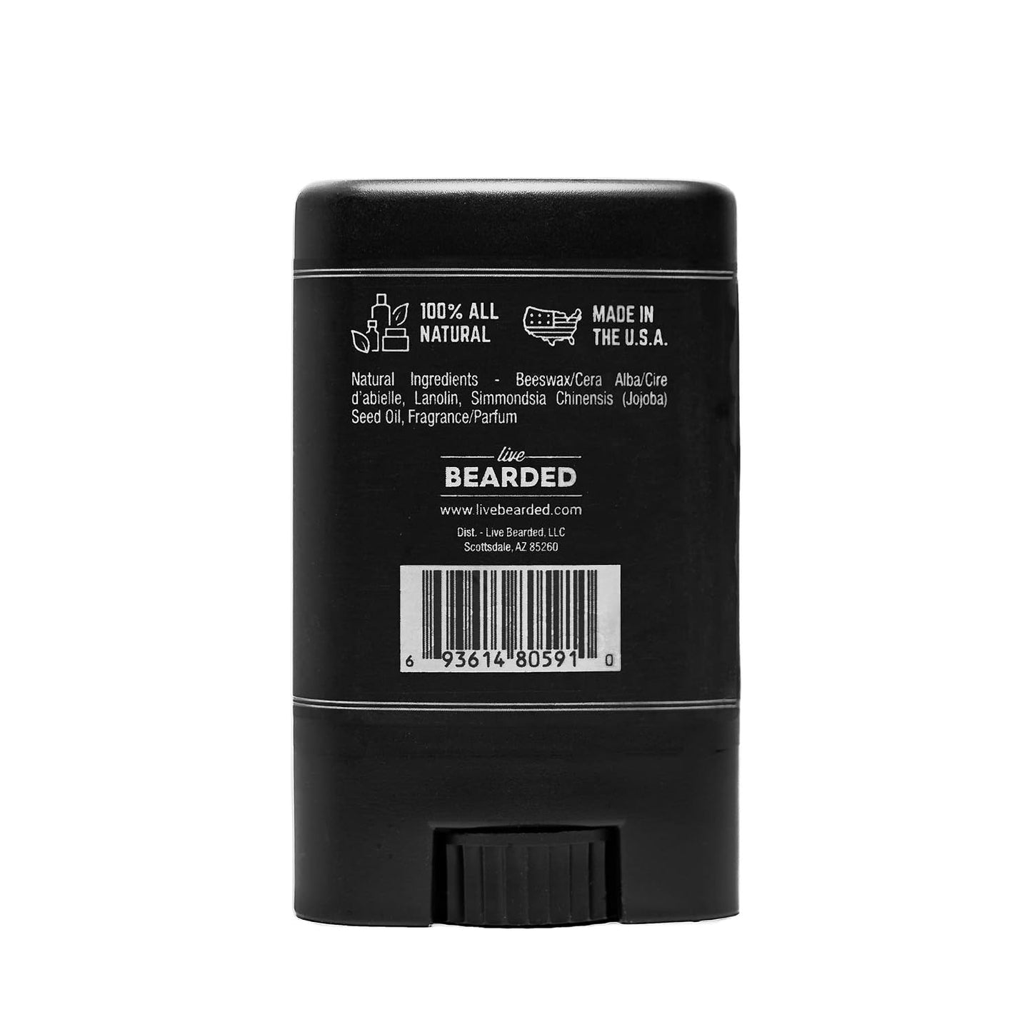 LIVE BEARDED Mustache Wax Stick Straight Up 0.35 oz product image 2