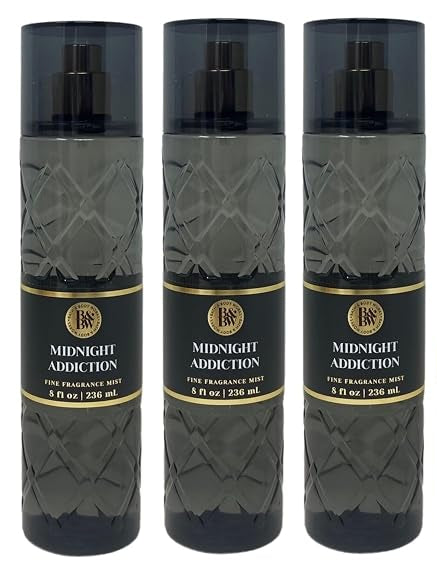MIDNIGHT ADDICTION Bath & Body Works Fragrance Mist 3 Pack