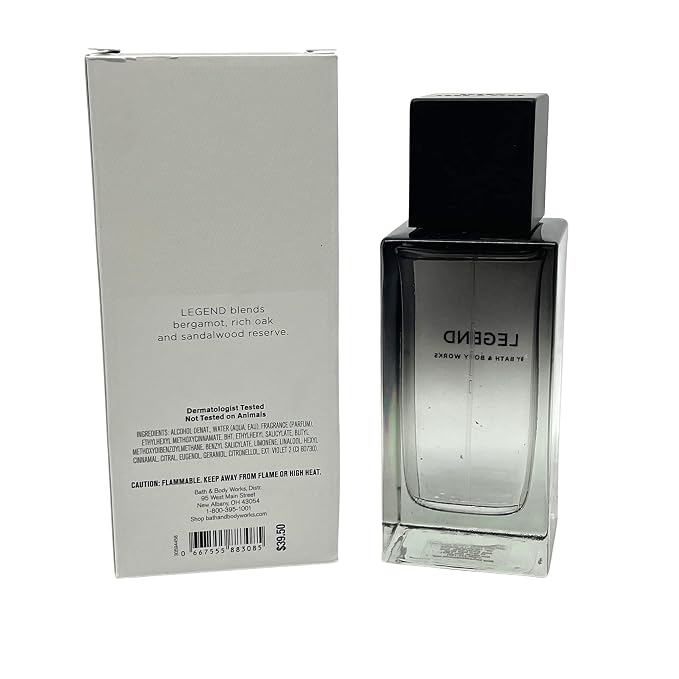 Bath & Body Works LEGEND Men’s Cologne 3.4 fl oz bottle