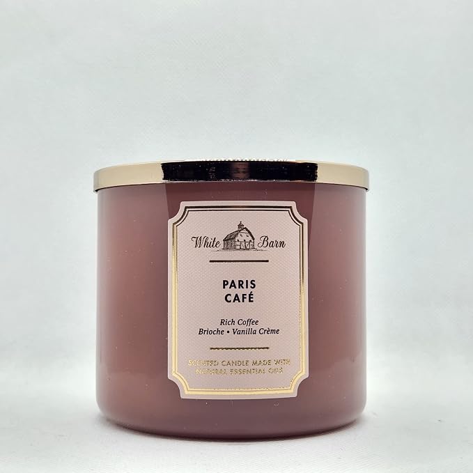 PARIS CAFÉ Bath & Body Works 3 Wick Candle