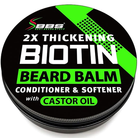 BBS BEST BEARD STUFF 2X Thickening Biotin Beard Balm and Mustache Wax product image 1