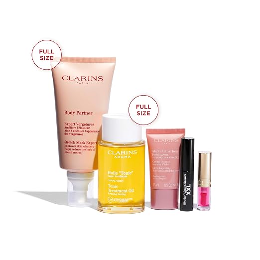 CLARINS Tonic Body Treatment Oil product packaging and jar or bottle view for firming body care and skin elasticity