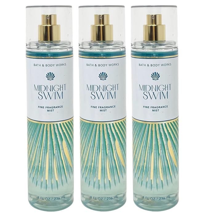 MIDNIGHT SWIM Bath & Body Works Fine Fragrance Mist 3-Pack product image 1