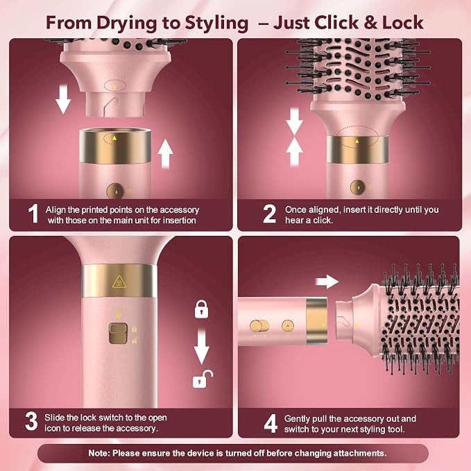 StyleVibe StyleVibe 6 in 1 Air Styler Hair Dryer and Blow Dryer Brush product image 9