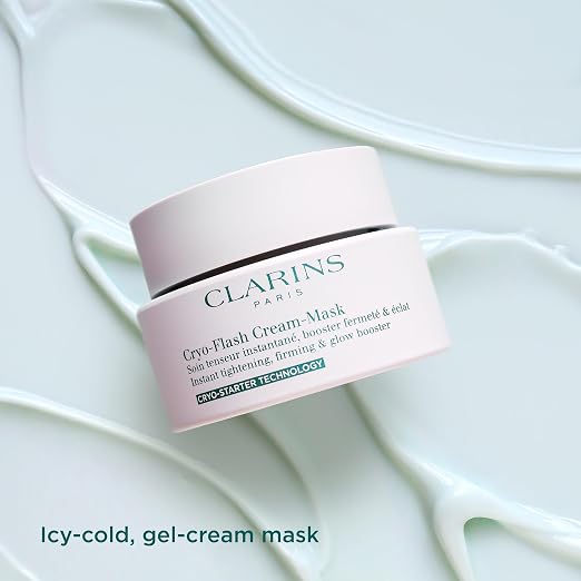 CLARINS Cryo-Flash Face Mask additional product detail image for radiance and lifted-looking skin