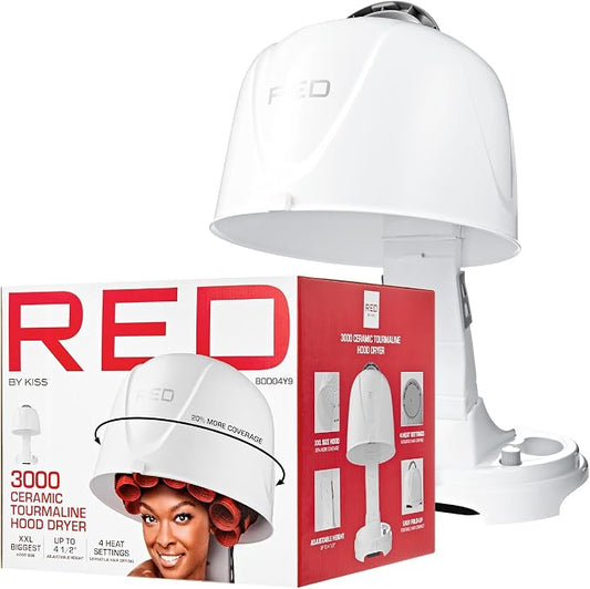 Red by Kiss Red by Kiss 3000 Ceramic Tourmaline Professional Hood Dryer product image 1