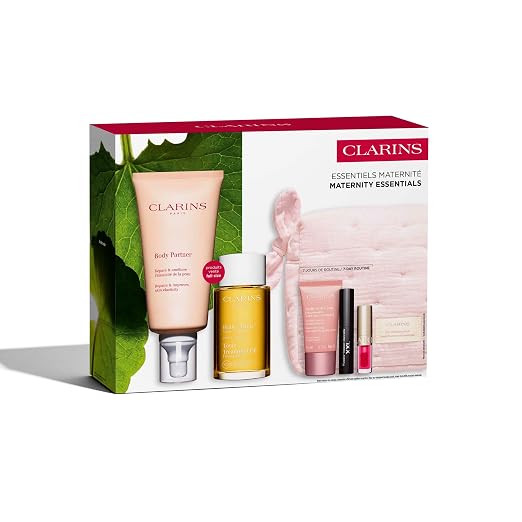 CLARINS Tonic Body Treatment Oil skincare benefits graphic for firming body care and skin elasticity