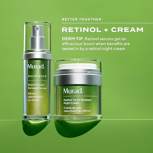 Murad Retinol Youth Renewal Serum - lifestyle product angle - Murad retinol youth renewal face serum