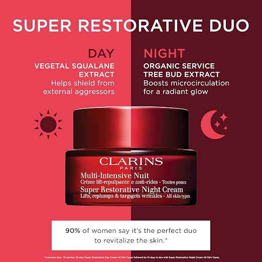 CLARINS Super Restorative Day Cream additional product detail image for luxury anti-aging skincare and hydration