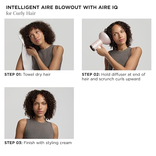 T3 T3 Aire IQ Intelligent Hair Dryer Clay White product image 12