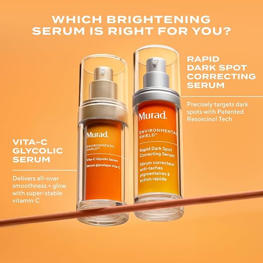 Murad Vita-C Glycolic Brightening Serum - lifestyle product angle - Murad brightening vitamin C serum